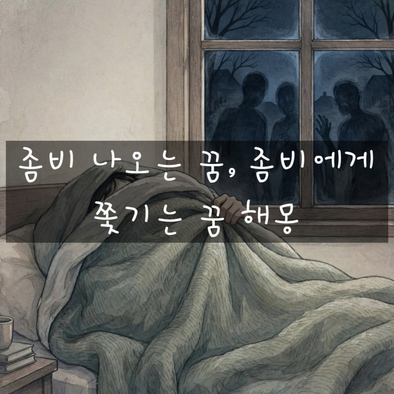 좀비 나오는 꿈, 좀비에게 쫓기는 꿈 해몽 | 스트레스 때문일까?