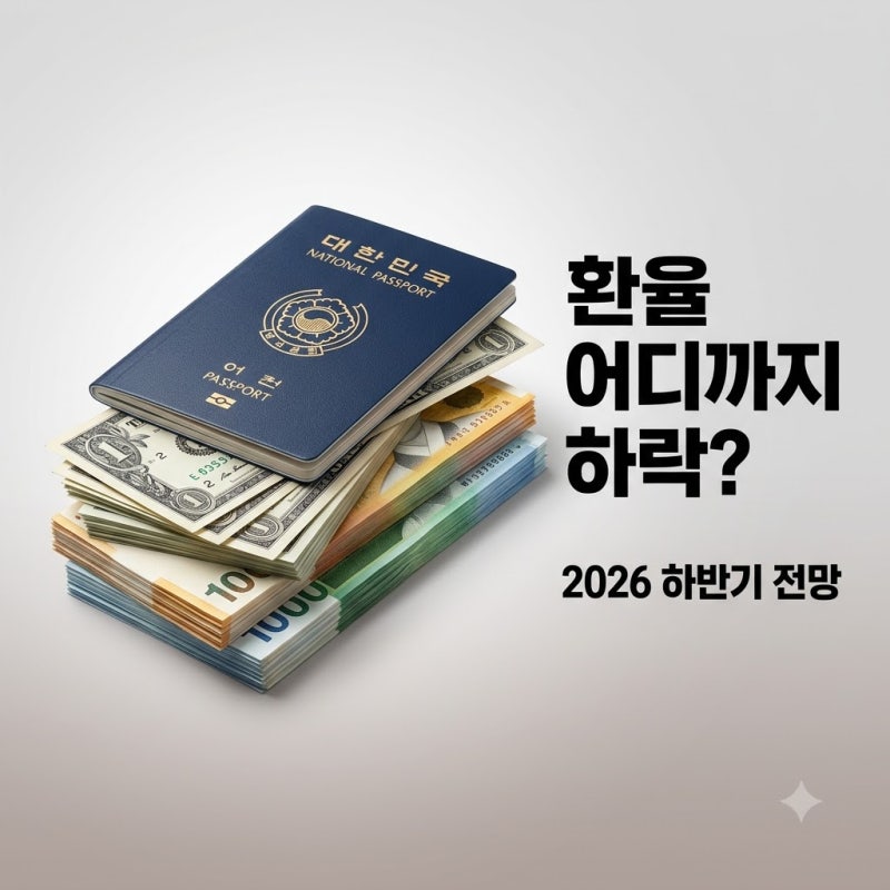 환율이 어디까지 떨어질까? 2026년 하반기 원달러 환율 전망과 환전 전략