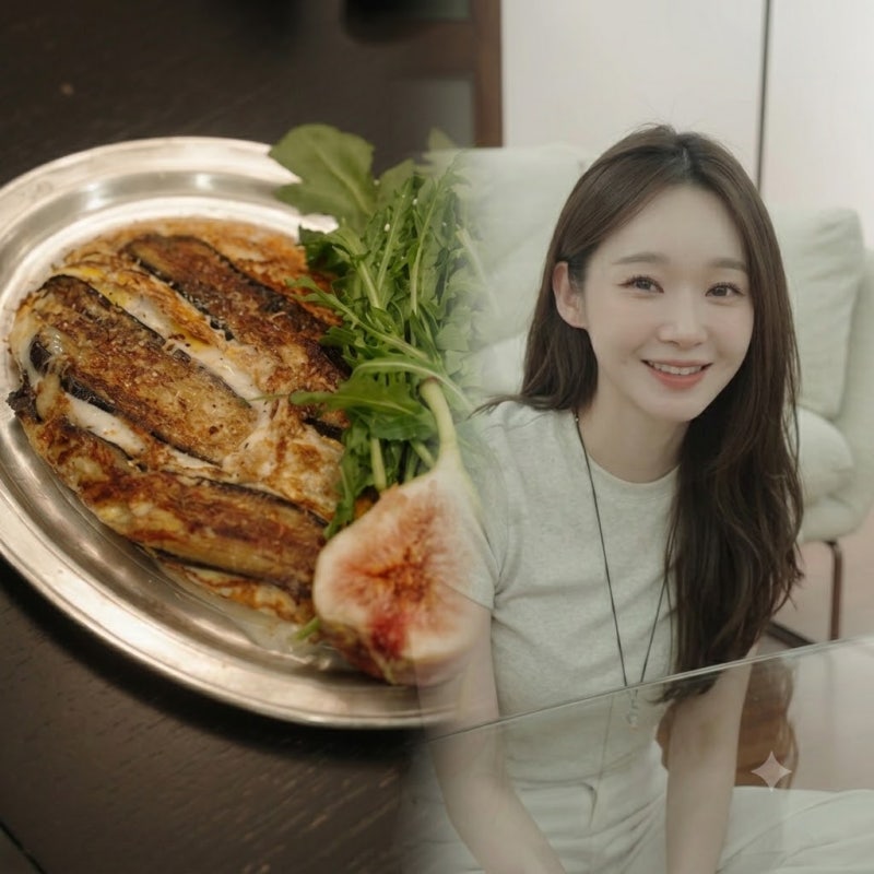 강민경 1일 1식 가지오믈렛 레시피, 다이어트할 때 먹기 좋은 계란 요리