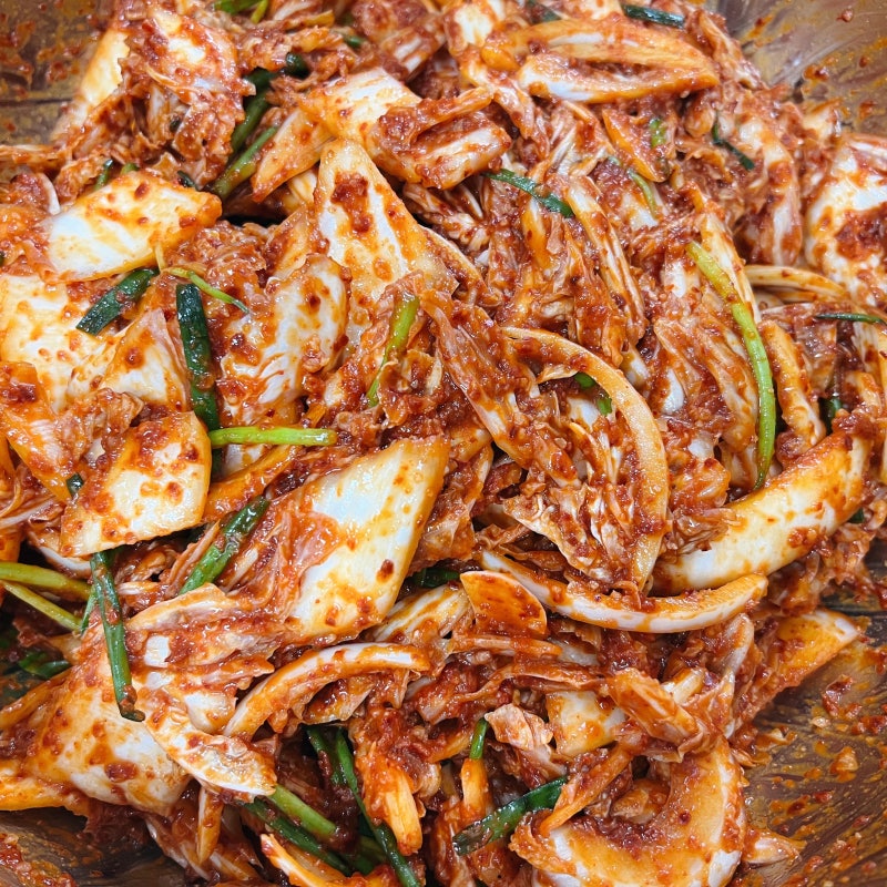 겉절이 만들기 칼국수집 겉절이 풀 없이 만드는 초간단 배추 겉절이