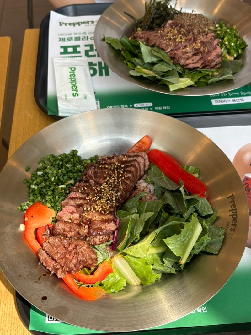 용산역 혼밥 맛집 프레퍼스 다이어트 푸드 칼로리표 메뉴 샐러드 파스타
