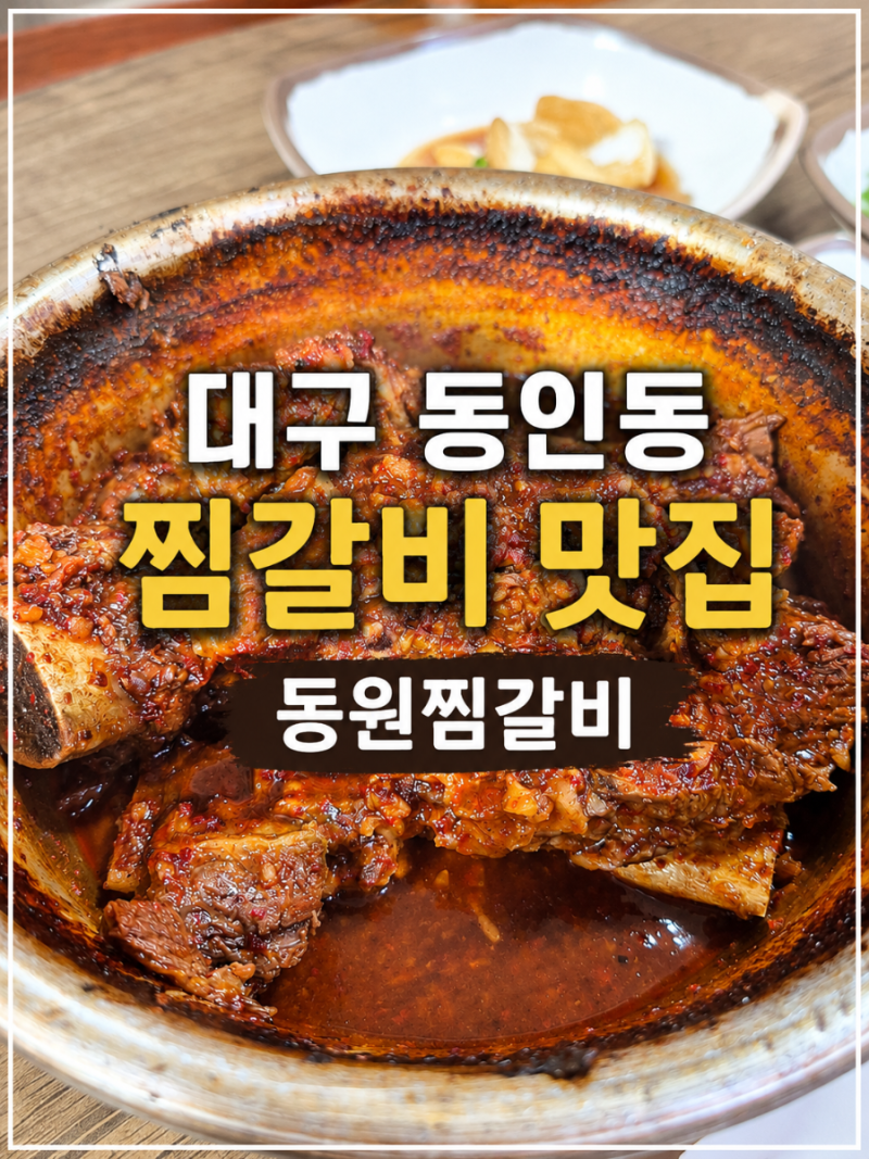 연예인들도 찾는다는 대구 동인동 찜갈비 맛집 '동원찜갈비' | 대구여행 맛집 추천