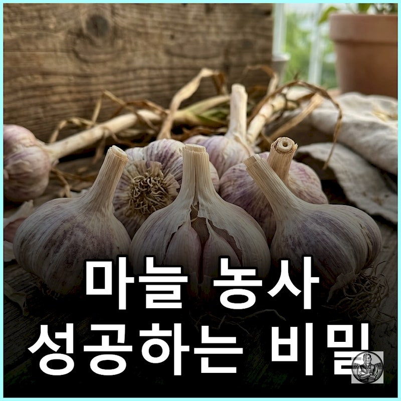 "마늘 농사는 종자 소독이 반" 난지형 파종 시기와 밭 만들기
