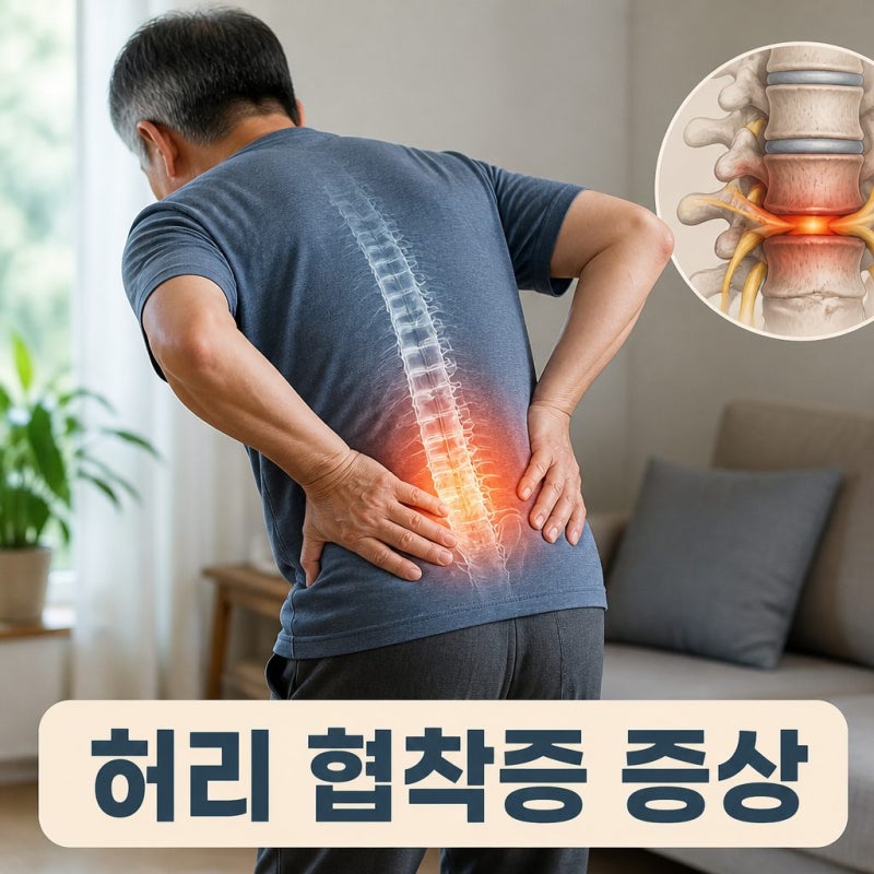 허리 협착증 증상 5가지, 다리가 저리는 이유는 뭘까?