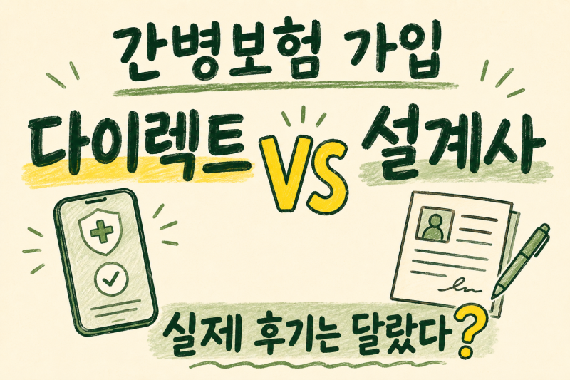 간병보험 다이렉트가 무조건 유리할까? 설계사 가입과 실제 후기 비교