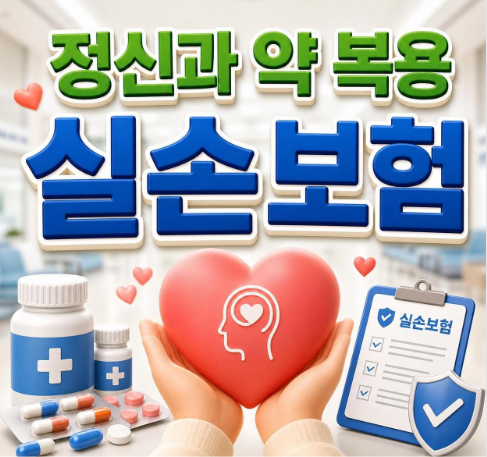 정신과 약 복용 중인데 실손보험 가입 가능할까? 유병력자 실손 가입조건과 보장내용 제대로....