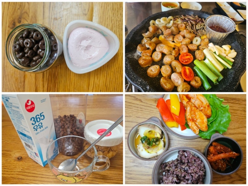 4인가족 성장기아이들밥상 식비절약 식단(월식비75만원, 냉장고파먹기, 연막창)