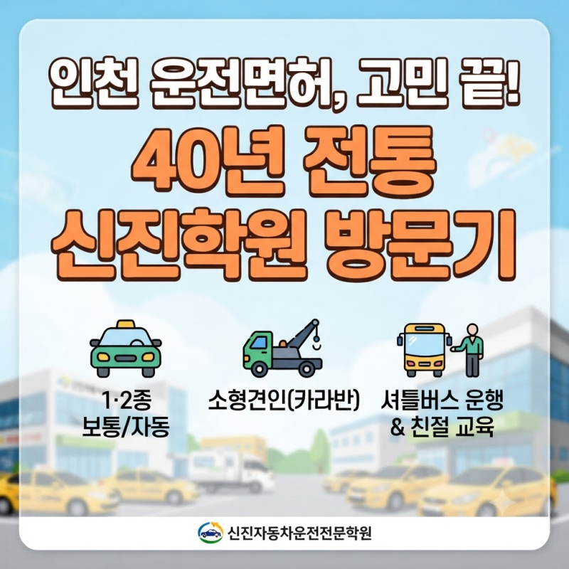 인천운전면허학원 추천 인천운전면허학원 비용부터 교육과정까지