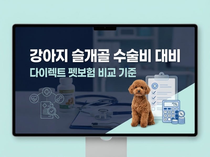 강아지 슬개골 탈구 수술비 대비 다이렉트 펫보험 비교 핵심 기준