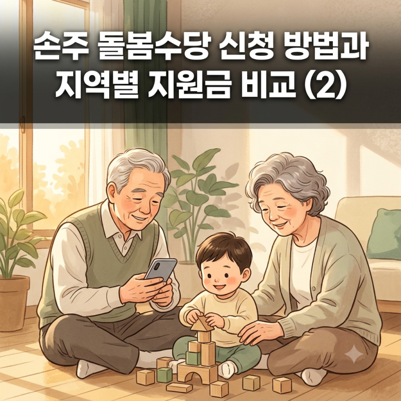손주 돌봄수당 신청 방법과 지역별 지원금 비교 (2)