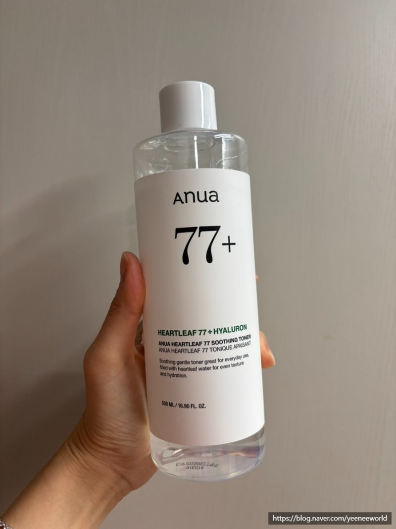 PX 화장품 아누아 어성초 77 수딩 토너 500ml 후기