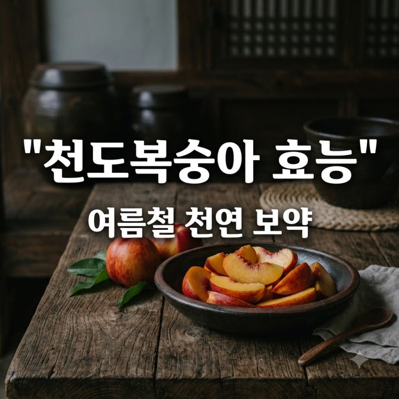 천도복숭아 효능 5가지와 칼로리 당뇨 환자 주의점 총정리