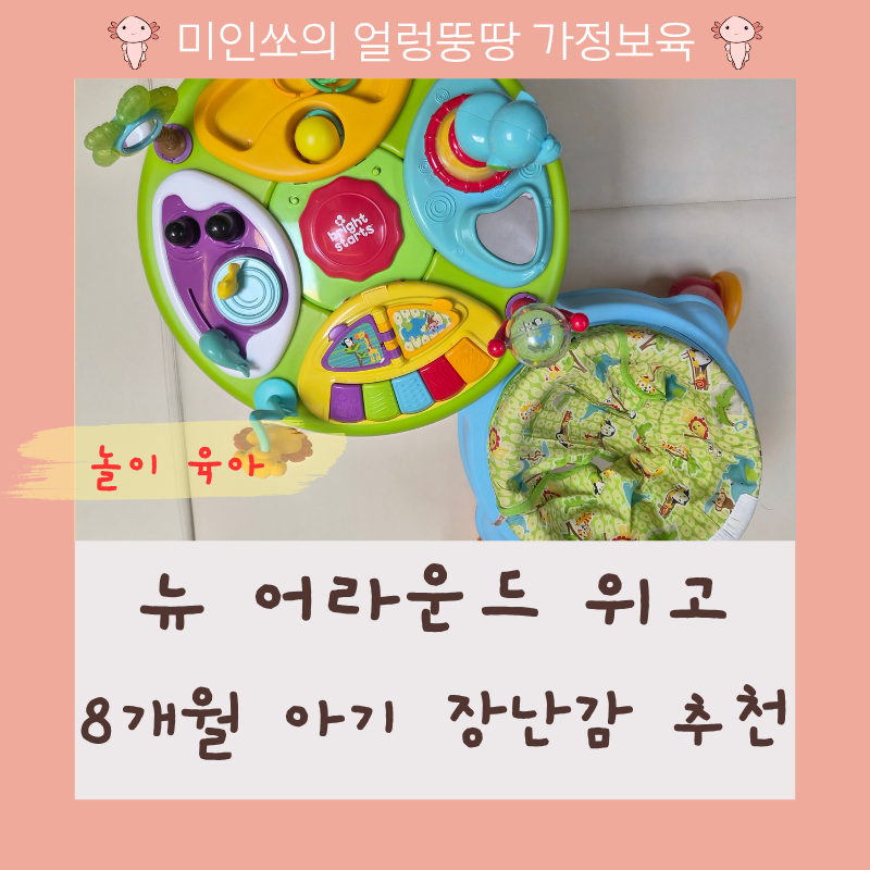 어라운드위고 사용시기 뉴어라운드위고 8개월 아기 장난감 추천