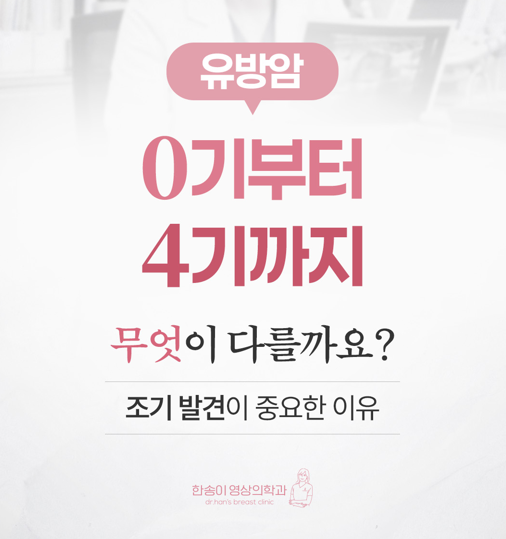 유방암 0기부터 4기까지, 무엇이 다를까요?