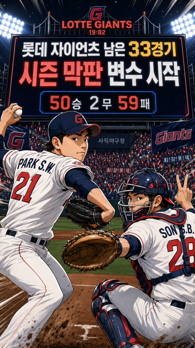 2026 KBO 잔여경기 일정 확정 더블헤더는 9월 29일부터