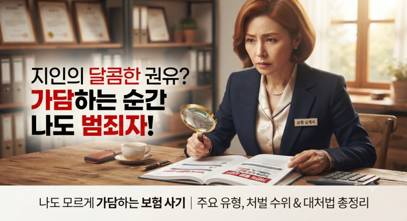 나도 모르게 가담하는 보험 사기 - 주요유형, 처벌수위 & 대처법 총정리