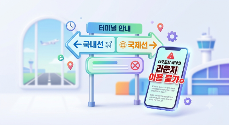 더라운지멤버스 김포공항 국내선 이용 가능한지 확인하는 법