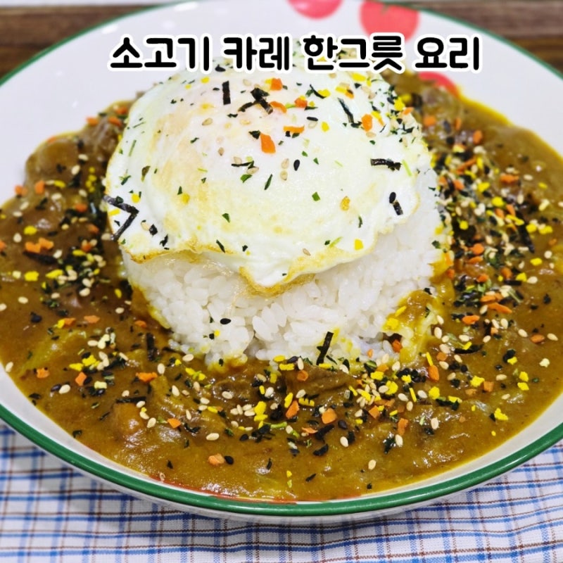 소고기 카레 맛있게 만드는 법 감자 당근 없이 진한 카레 레시피