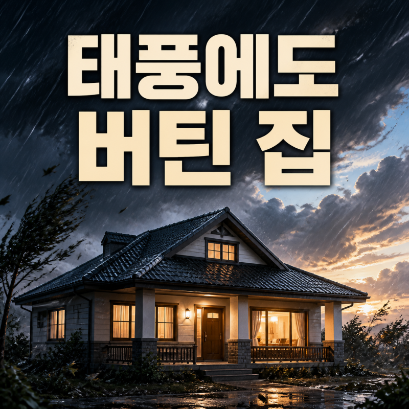 태풍에 집이 흔들렸지만 무너지지 않은 꿈, 불안보다 먼저 볼 장면