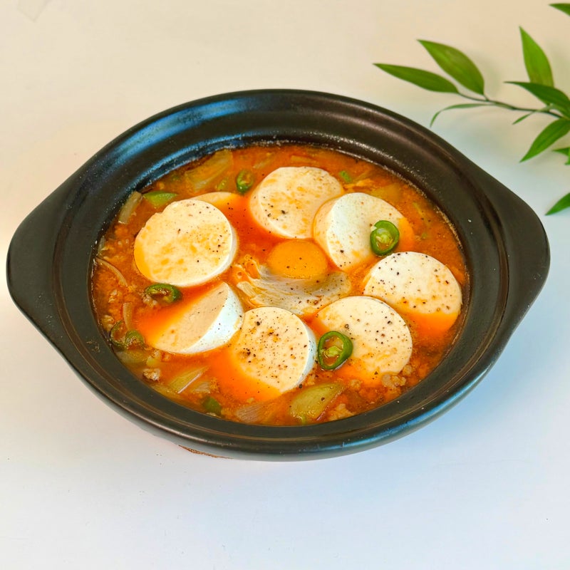 "10분 뚝딱" 돼지고기순두부찌개 레시피, 순두부찌개양념 만드는법