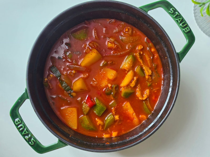 고추장찌개 레시피 애호박찌개