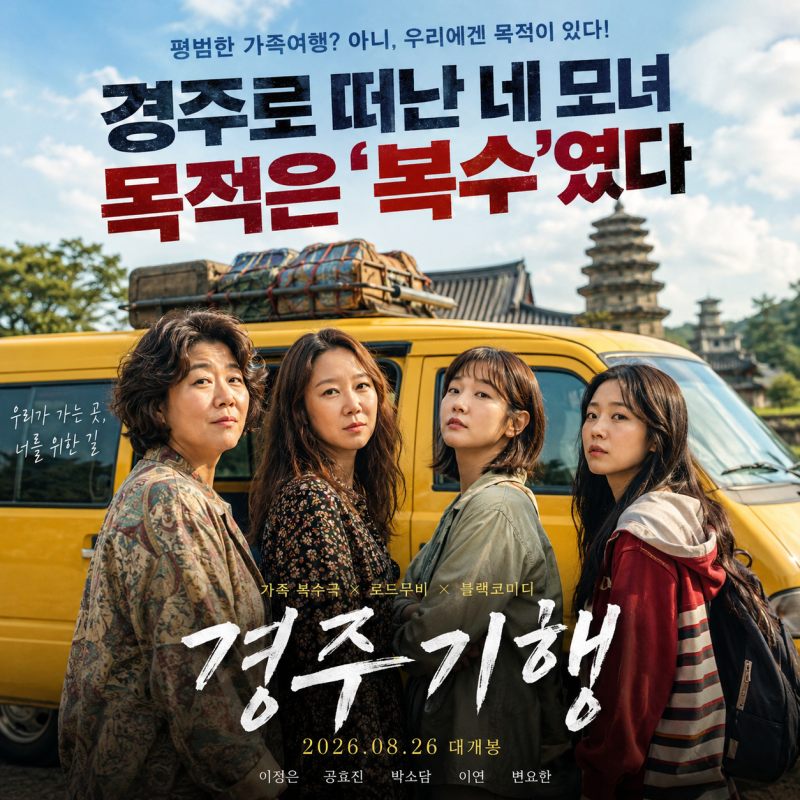 가족여행인 줄 알았는데 ‘복수’였다… 이정은·공효진·박소담 영화 경주기행! 복수극인데....