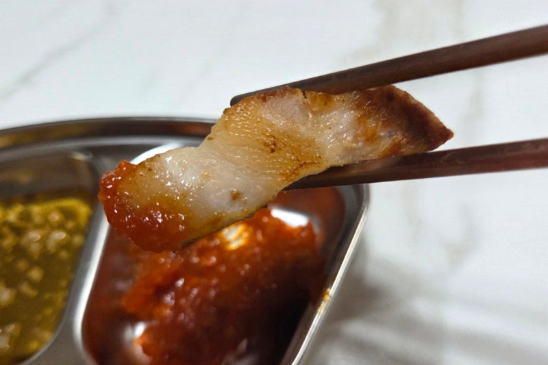 컬리N마트 만능템 추천! 정착육 큐브삼겹살 1kg｜찌개·볶음·토핑까지 굿굿
