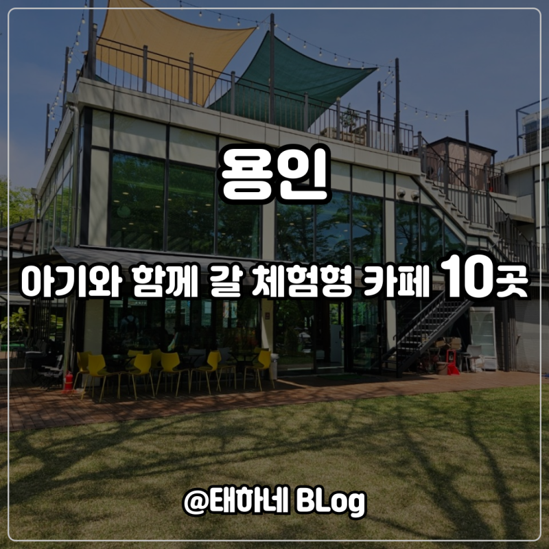 용인 아이와 오래 머물기 좋은 체험형 카페 10곳 / 모래놀이와 야외공간이 있는 곳