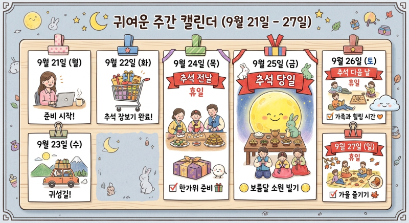 2026 추석 국내여행 추천 TOP 10, 9월 24~27일 가기 좋은 곳