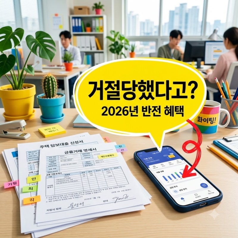 "햇살론도 거절당했는데.." 최저신용자특례보증 2026년 바뀐 조건 알고 보니