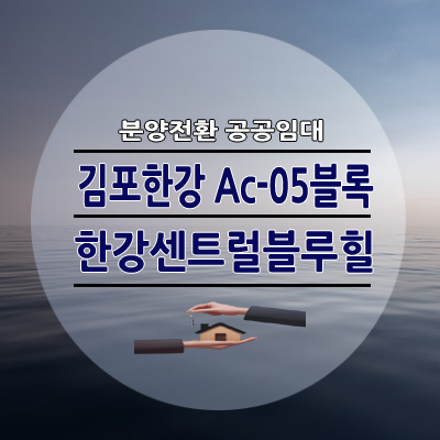 김포한강 Ac-05블록 센트럴블루힐 74/84형 공공임대 분양전환 기회