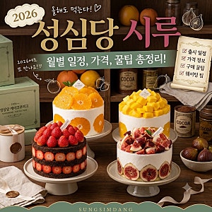 대전 성심당 시루케이크 계절별 총정리! 딸기·망고·귤·알밤시루 나오는 시기 및 가격