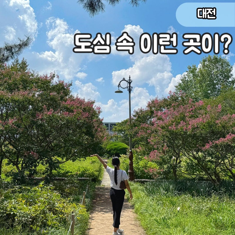 대전 여행 한밭수목원 2시간 코스 6개 테마로 이루어진 열대 식물원 산책 후기