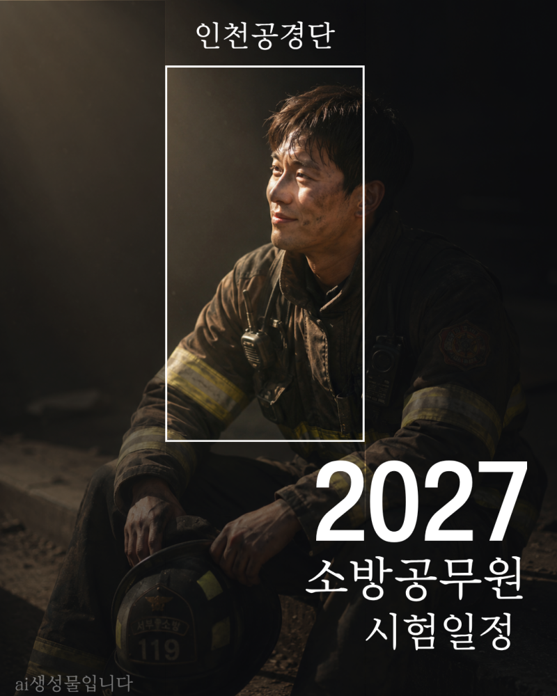 2027년 소방공무원 시험 일정 확인하기