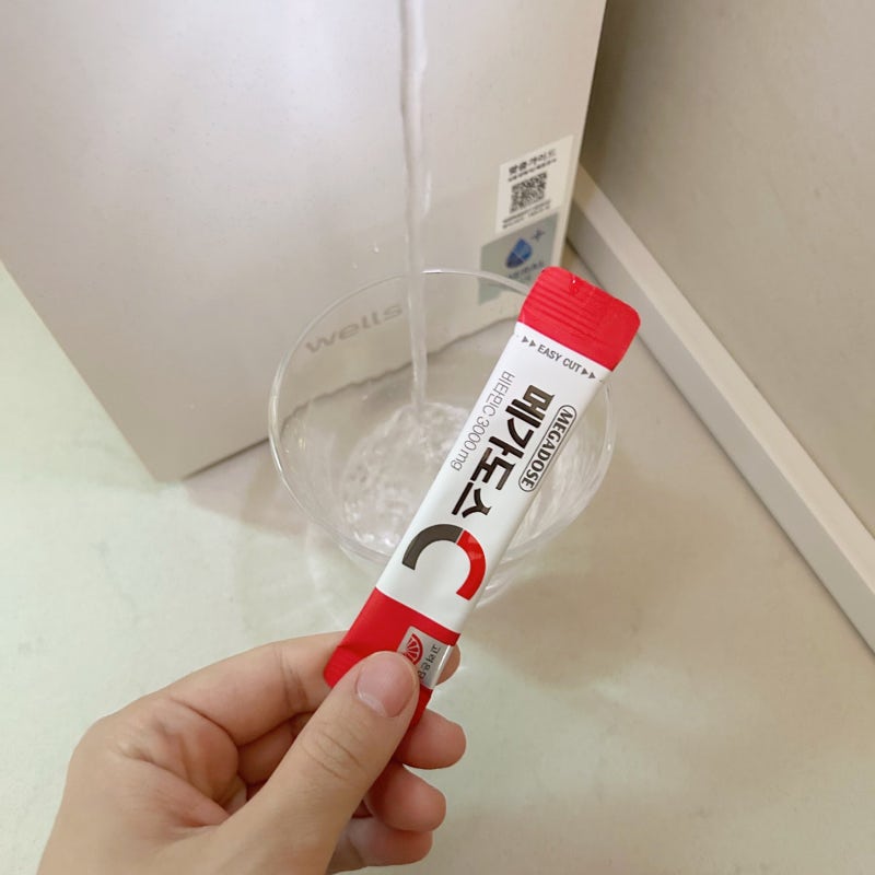 비타민C 메가도스 3000mg 내돈내산 일주일 후기｜여드름 때문에 시작했어요