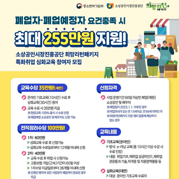 2026 희망리턴패키지 지원금 얼마? 구로여성인력개발센터 활용하세요!