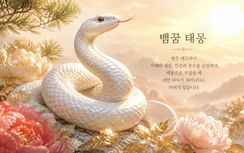뱀 태몽 해석과 꿈풀이 성별 아들? 딸? 어느가능성이 높을까
