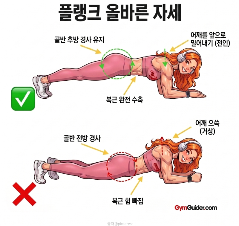 [하루 5분 운동] 플랭크 30일 챌린지 효과와 올바른 자세 완벽 가이드