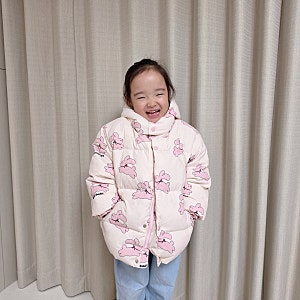 밀리밤 유아패딩 다운 푸퍼 26년추석세일 6세 실착후기