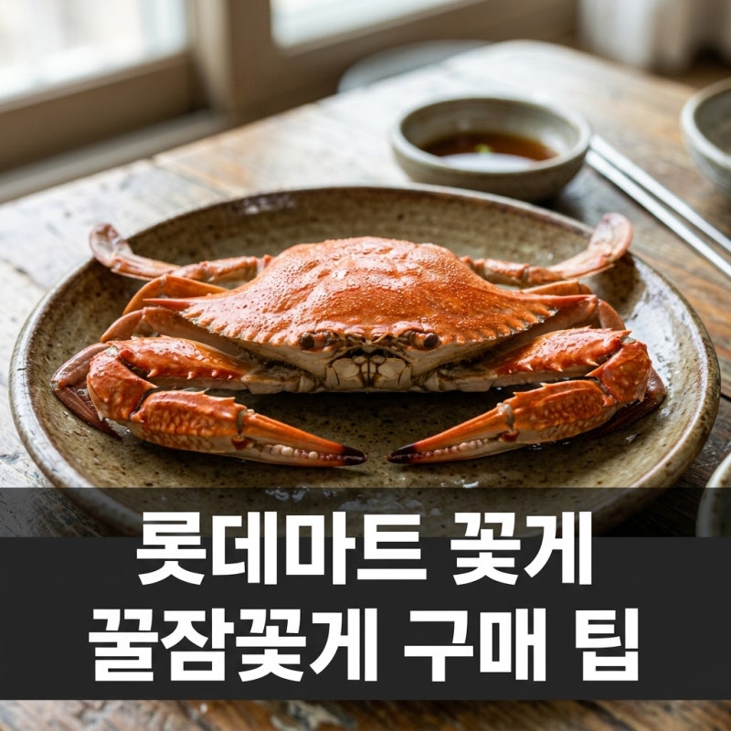 롯데마트 꽃게 꿀잠꽃게 가격 할인 기간 및 손질법 완벽 정리