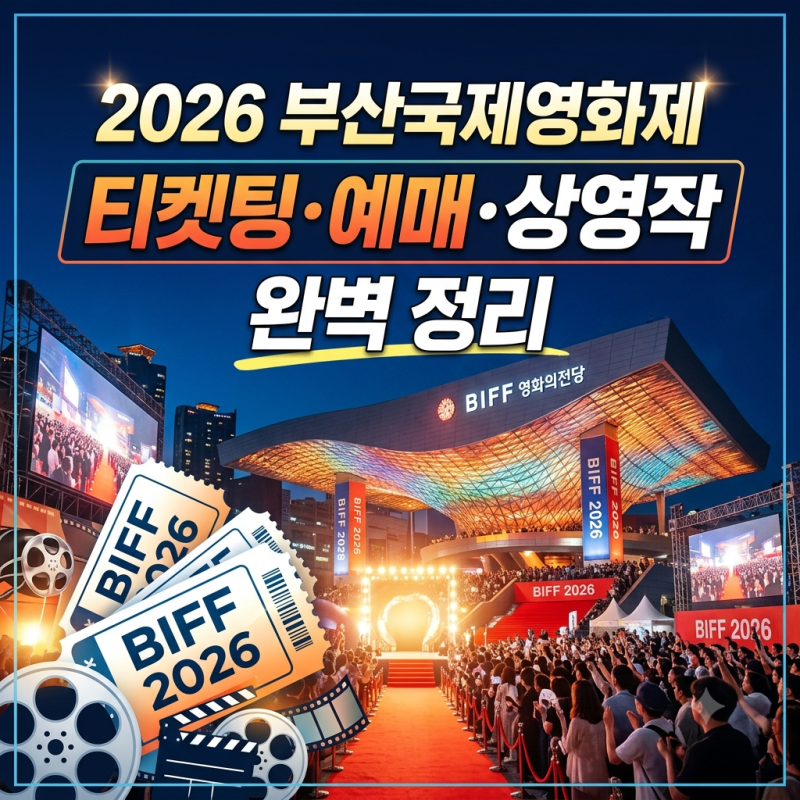 2026釜山国際映画祭：チケット予約から上映作品まで完全ガイド