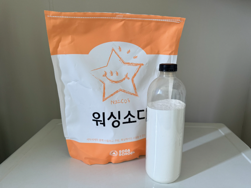 워싱소다 사용법 빨래 쉰내 제거, 이 비율만 기억하세요