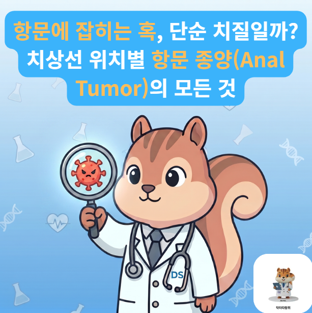 [전문의] 항문에 혹이나 덩어리가 잡힌다면? 치상선으로 구분하는 항문 종양의 종류와 증상 (....