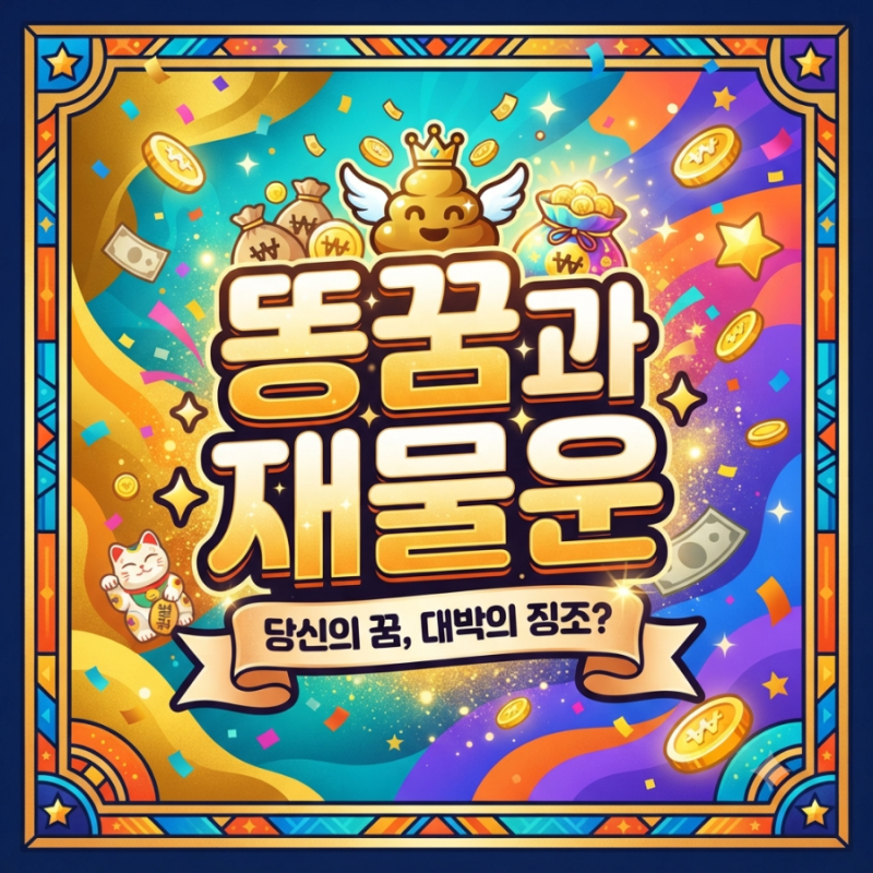 더러운 꿈일수록 대박? 똥꿈 해몽 팩폭 정리와 돈 끌어모으는 현실 조언