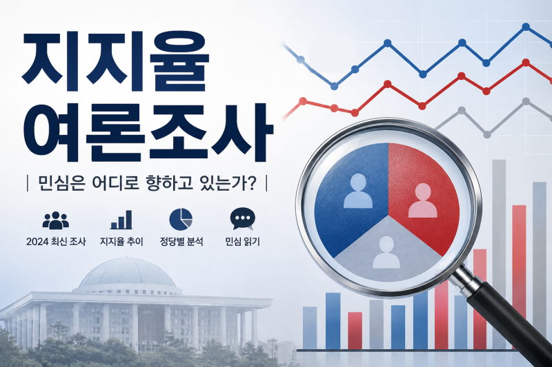 [심층분석] 26.8.26 이재명 대통령 지지도 변화 흐름과 세대·지역별 심층 분석