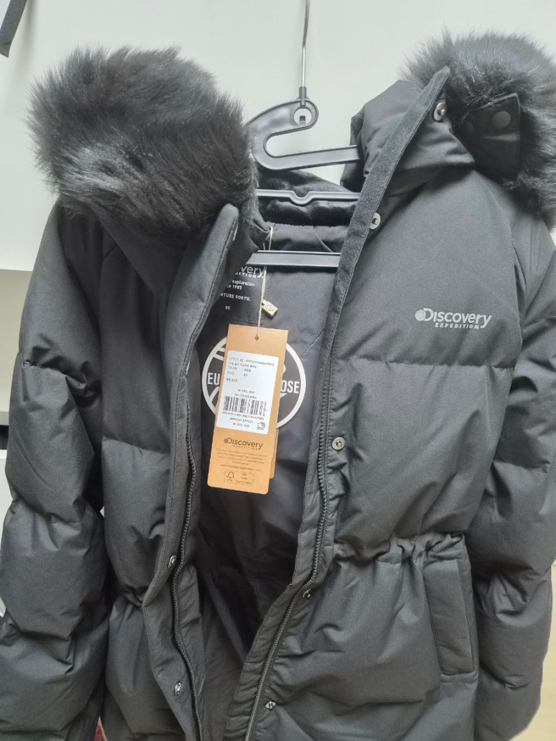 여성 롱패딩 추천 (디스커버리 켈리 구스다운 롱패딩)