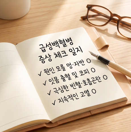 멍과 잦은 코피로 알아본 급성백혈병 증상 6가지와 혈액 검사 수치 체크