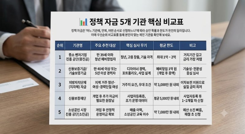 [2026] 미용실 예비창업자 정책 자금 1억 확보 전략: 기관별 우선순위와 사업계획서 필승법