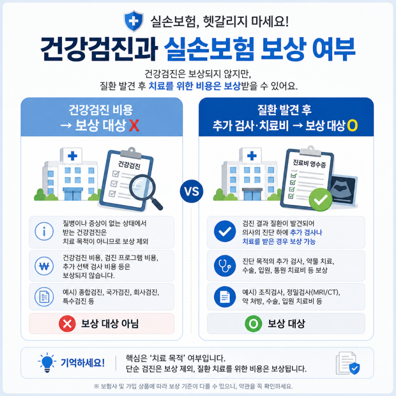 건강검진 중 용종 제거, 실손보험·수술비 받을 수 있을까?