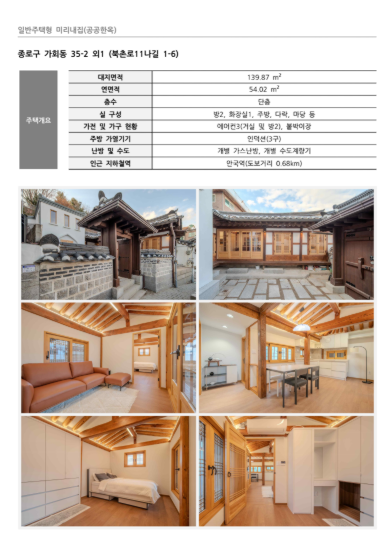 미리내집 공공한옥 잔여세대 모집, 종로·성북 한옥 4채 시세 60~70%로 산다 (자격·임대료 총정....